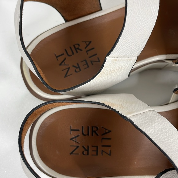 Naturalizer Brooke Platform Sandal Cream White Vegan Leather size 6.5 - Picture 3 of 11